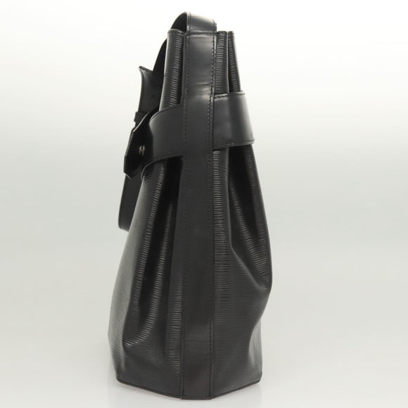 LOUIS VUITTON Epi Sac Depaule GM Shoulder Bag Black M80155 LV Auth 124212
