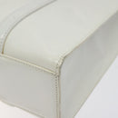 PRADA Shoulder Bag Patent leather White Auth 124227-9