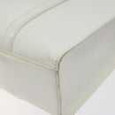 PRADA Shoulder Bag Patent leather White Auth 124227-15