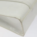 PRADA Shoulder Bag Patent leather White Auth 124227-16