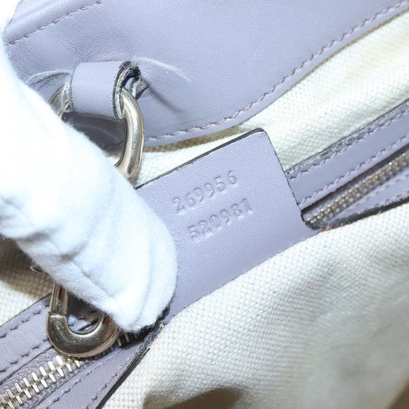 GUCCI GG Canvas Tote Bag Beige gold 269956 Auth 124245