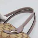 GUCCI GG Canvas Tote Bag Beige gold 269956 Auth 124245-8