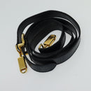 Salvatore Ferragamo Gancini Hand Bag Embossing 2way Navy Gold Auth 124251-22