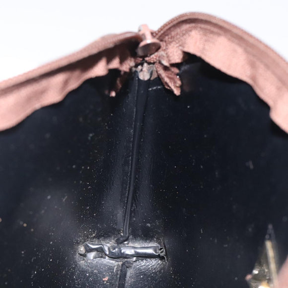 Burberrys Nova Check Pouch Canvas Beige Auth 124252