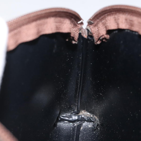 Burberrys Nova Check Pouch Canvas Beige Auth 124252