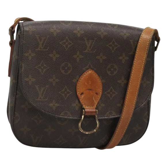 LOUIS VUITTON Monogram Saint Cloud GM Shoulder Bag M51242 LV Auth 124259