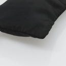 PRADA Shoulder Bag Nylon Black Silver Auth 124290-8