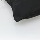 PRADA Shoulder Bag Nylon Black Silver Auth 124290-15