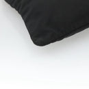 PRADA Shoulder Bag Nylon Black Silver Auth 124290-17