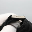 PRADA Shoulder Bag Nylon Black Silver Auth 124290-9