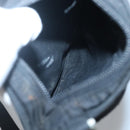 PRADA Shoulder Bag Nylon Black Silver Auth 124290-11