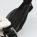 PRADA Shoulder Bag Nylon Black Silver Auth 124290-6