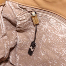 BOTTEGA VENETA INTRECCIATO Shoulder Bag Leather Beige Gold Auth 124293-20