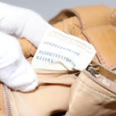 BOTTEGA VENETA INTRECCIATO Shoulder Bag Leather Beige Gold Auth 124293-12