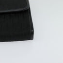 Christian Dior Trotter Canvas Chain Shoulder Bag Black Gold Auth 124297-14