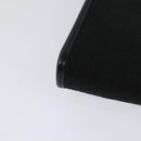 Christian Dior Trotter Canvas Chain Shoulder Bag Black Gold Auth 124297-15