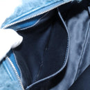 Miu Miu Chain Shoulder Bag Fur Blue Silver 5BD046 Auth 124300M-24