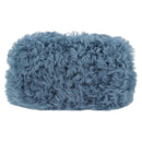 Miu Miu Chain Shoulder Bag Fur Blue Silver 5BD046 Auth 124300M-2