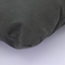 HERMES Fourre Tout Porte Documents Business Bag Canvas Gray Silver Auth 124325-16