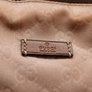 GUCCI GG Canvas Tote Bag Nylon Pink Silver 295252 Auth 124326-14