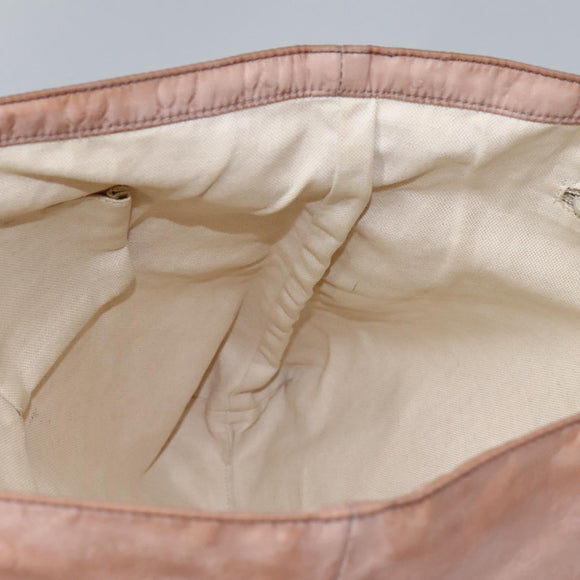 GUCCI GG Canvas Tote Bag Nylon Pink Silver 295252 Auth 124326