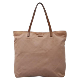 GUCCI GG Canvas Tote Bag Nylon Pink Silver 295252 Auth 124326 - 0