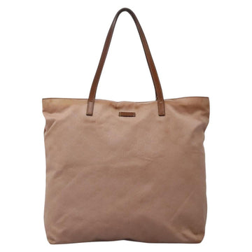 GUCCI GG Canvas Tote Bag Nylon Pink Silver 295252 Auth 124326 - 0