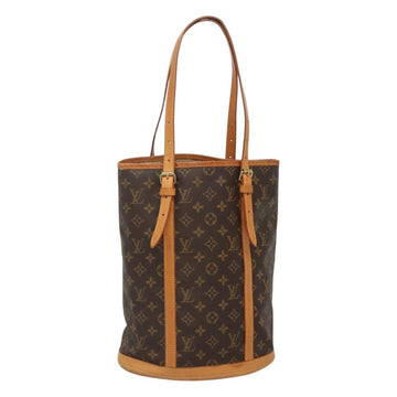 LOUIS VUITTON Monogram Bucket GM Shoulder Bag M42236 LV Auth 124334
