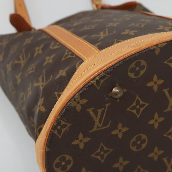 LOUIS VUITTON Monogram Bucket GM Shoulder Bag M42236 LV Auth 124334