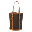 LOUIS VUITTON Monogram Bucket GM Shoulder Bag M42236 LV Auth 124334-2