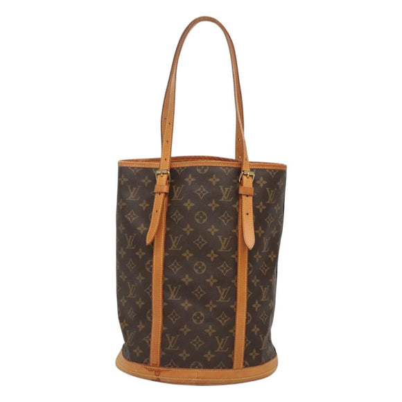 LOUIS VUITTON Monogram Bucket GM Shoulder Bag M42236 LV Auth 124334