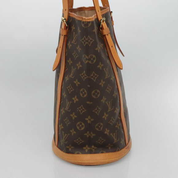 LOUIS VUITTON Monogram Bucket GM Shoulder Bag M42236 LV Auth 124334