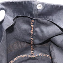 FENDI Hand Bag Canvas Black gold Auth 124349-11