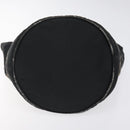 FENDI Hand Bag Canvas Black gold Auth 124349-5