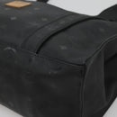 MCM Vicetos Logogram Shoulder Bag PVC Black Gold Auth 124358-9
