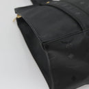 MCM Vicetos Logogram Shoulder Bag PVC Black Gold Auth 124358-14
