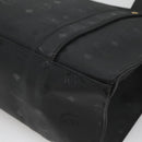 MCM Vicetos Logogram Shoulder Bag PVC Black Gold Auth 124358-15