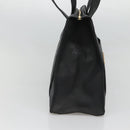 MCM Vicetos Logogram Shoulder Bag PVC Black Gold Auth 124358-3