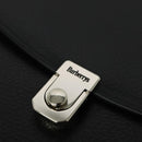 Burberrys Hand Bag Leather 2way Black Silver Auth 124374-10