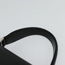 Burberrys Hand Bag Leather 2way Black Silver Auth 124374-8