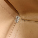 CHANEL Hand Bag Caviar Skin Beige Gold CC Auth 124376-22