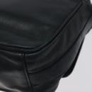 GUCCI Horsebit Shoulder Bag Leather Black Gold 007 3444 0220 Auth 124377-15