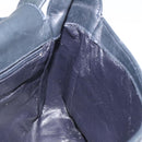 GUCCI Horsebit Shoulder Bag Leather Black Gold 007 3444 0220 Auth 124377-19