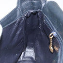 GUCCI Horsebit Shoulder Bag Leather Black Gold 007 3444 0220 Auth 124377-20