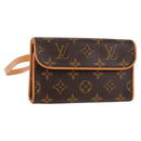 LOUIS VUITTON Monogram Pochette Florentine Waist Bag M51855 LV Auth 124392V-1