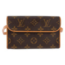 LOUIS VUITTON Monogram Pochette Florentine Waist Bag M51855 LV Auth 124392V-13
