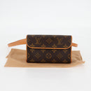 LOUIS VUITTON Monogram Pochette Florentine Waist Bag M51855 LV Auth 124392V-12