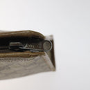 GUCCI GG Supreme Clutch Bag PVC Beige Gold 97 01 038 Auth 124397-8