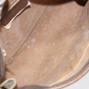 GUCCI GG Supreme Clutch Bag PVC Beige Gold 97 01 038 Auth 124397-10