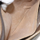 GUCCI GG Supreme Clutch Bag PVC Beige Gold 97 01 038 Auth 124397-20